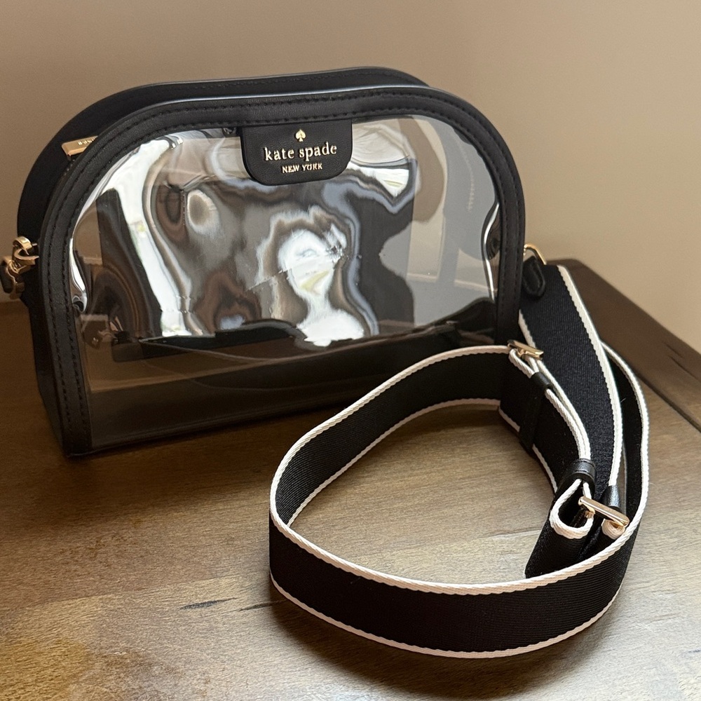 Kate Spade Clear Stadium Shoulder Bag